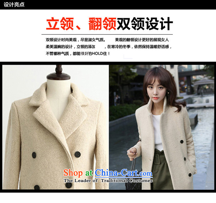 Xu Jialu 2015 Europe HIV hang autumn and winter new stylish girl jackets, long, thick wool coat? m White XXL picture, prices, brand platters! The elections are supplied in the national character of distribution, so action, buy now enjoy more preferential! As soon as possible.