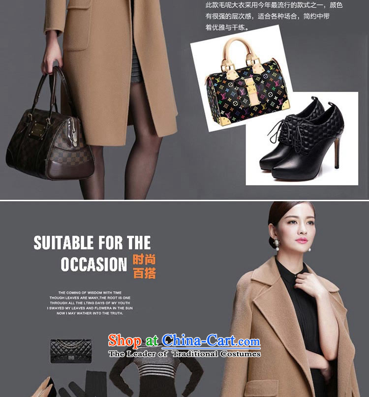 The Advisory Committee recalls that the medicines and woolen coat female 2015 autumn and winter new women's temperament double-side woolen coat 6099 female and Color M picture, prices, brand platters! The elections are supplied in the national character of distribution, so action, buy now enjoy more preferential! As soon as possible.