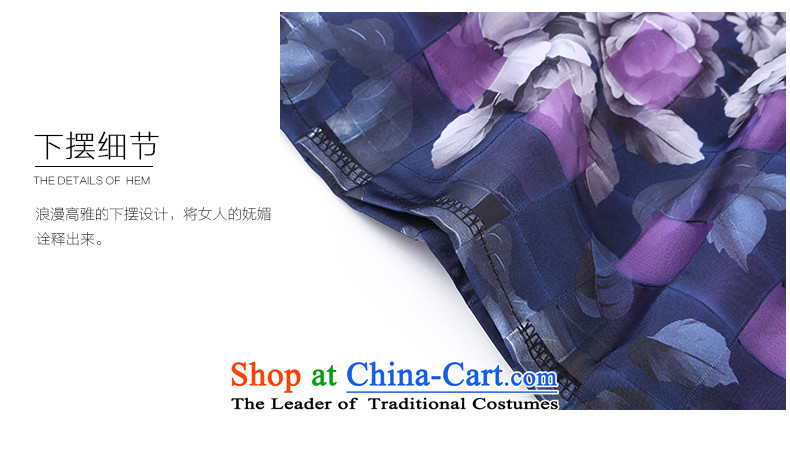 Luo Shani Flower Code women's dresses thick sister summer Foutune of video port to increase coltish code thick mm dresses, 2,668 violet 5XL picture, prices, brand platters! The elections are supplied in the national character of distribution, so action, buy now enjoy more preferential! As soon as possible.