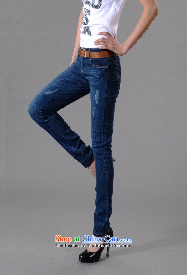 At 2015 KVA autumn and winter thick new larger female 200 catties thick MM stitching elastic wild stylish jeans 2,122 dark blue velvet, without the burden of pictures recommendations 160-175 4XL, prices, brand platters! The elections are supplied in the national character of distribution, so action, buy now enjoy more preferential! As soon as possible.