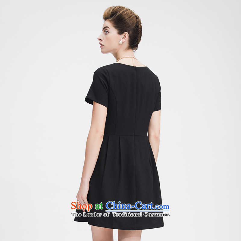 The former Yugoslavia Migdal Code women 2015 Summer new stylish mm thick Top Loin Trim Sau San dresses 952103180 6XL, Black Small Mak , , , shopping on the Internet
