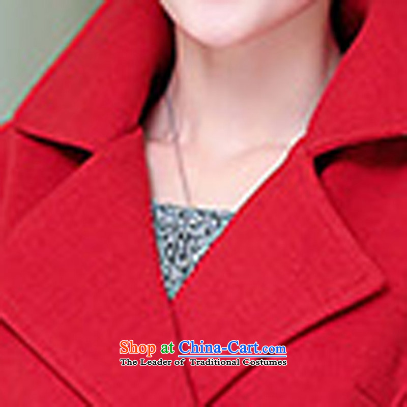  Female jackets 2015 ESVT winter clothing new stylish ultra thin in the Video   temperament long thick cotton plus warm coat female Red Hair? XL,ESVT,,, shopping on the Internet