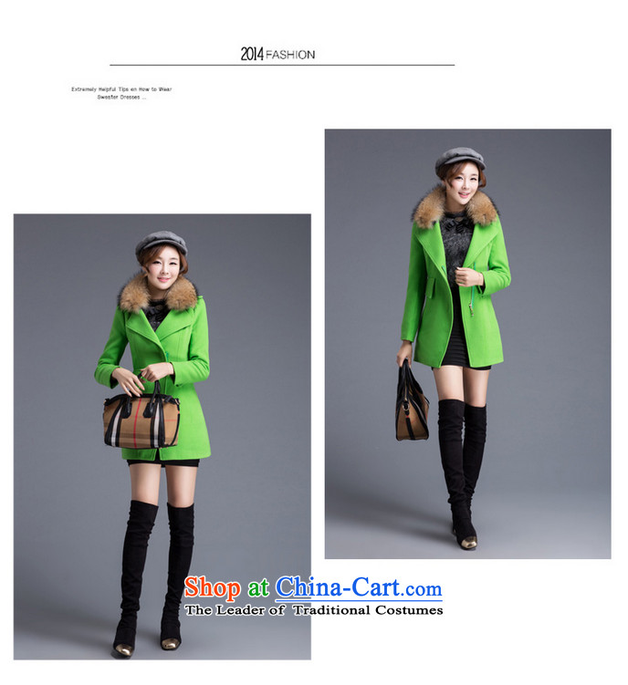 Kam Ming Yue? female coats seven winter 2015 Korean version of the new thickening of the girl on the Nagymaros for jacket? 