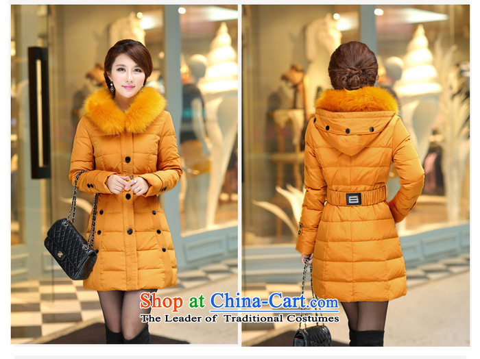Thus large 2015 Yeon female western thick MM larger video thin cotton coat to increase girls in winter coats cotton long thick yellow orange 5XL 8728# female picture, prices, brand platters! The elections are supplied in the national character of distribution, so action, buy now enjoy more preferential! As soon as possible.