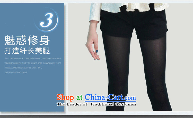Xiang Jiang to increase women's code shorts Fall/Winter Collections 2015 Graphics thin thick mm200 catty thick hair? for larger sister leisure wear shorts 2159 Black large number of pictures, prices, 5XL brand platters! The elections are supplied in the national character of distribution, so action, buy now enjoy more preferential! As soon as possible.