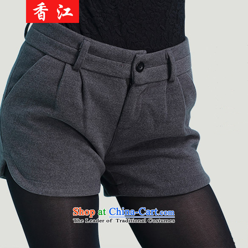 Xiang Jiang to increase women's code shorts Fall/Winter Collections 2015 Graphics thin thick mm200 catty thick hair? for larger sister leisure wear shorts 2159 Black Large 5XL, code Xiangjiang , , , shopping on the Internet