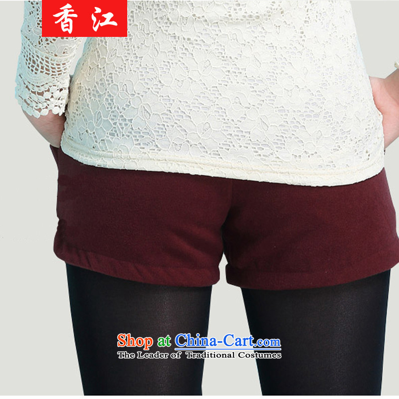 Xiang Jiang to increase women's code shorts Fall/Winter Collections 2015 Graphics thin thick mm200 catty thick hair? for larger sister leisure wear shorts 2159 Black Large 5XL, code Xiangjiang , , , shopping on the Internet