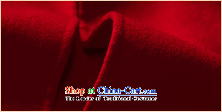  Sau San Solid Color International ONEBUYE fan belt with long-sleeved collars in long double-sided woolen coat jacket female RED M picture, prices, brand platters! The elections are supplied in the national character of distribution, so action, buy now enjoy more preferential! As soon as possible.