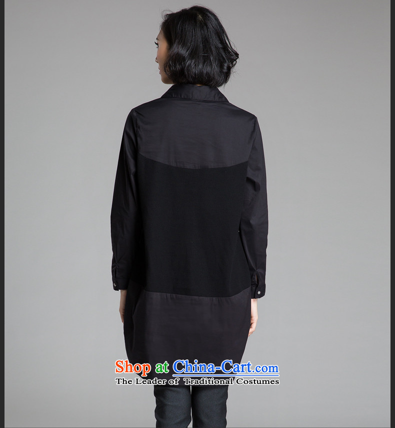 The Eternal-soo to xl women's dresses thick sister 2015 Autumn replacing new products, Hin thin, thick Korean loose black long shirt for poverty long-sleeved shirts BOURDEAUX 3XL picture, prices, brand platters! The elections are supplied in the national character of distribution, so action, buy now enjoy more preferential! As soon as possible.