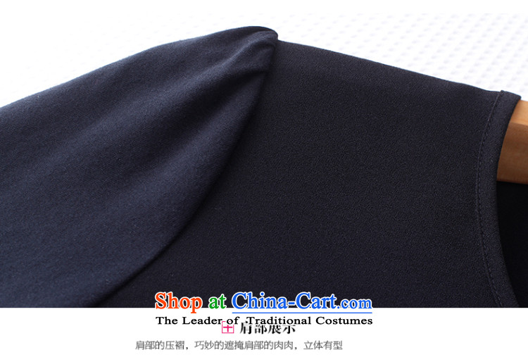 The former Yugoslavia Li Sau 2015 autumn large new mount female temperament round-neck collar knocked loose in-color printing long chiffon Subhead (No. 4XL Photo Black shirt, prices, brand platters! The elections are supplied in the national character of distribution, so action, buy now enjoy more preferential! As soon as possible.