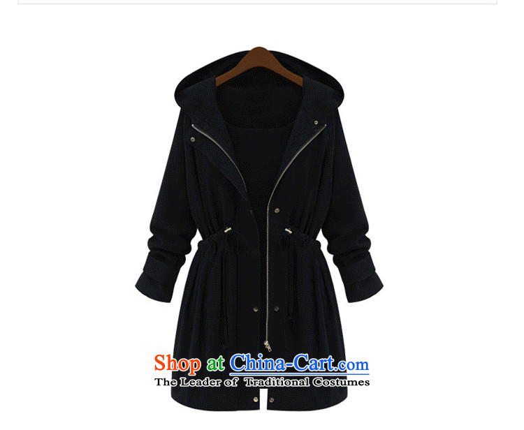 Xiang Jiang to increase women's burden of code 200 MM thick Fall/Winter Collections loose video thin long-sleeved sweater in Long Hoodie Hoodie 9956 Black Large Code 4XL Photo, prices, brand platters! The elections are supplied in the national character of distribution, so action, buy now enjoy more preferential! As soon as possible.