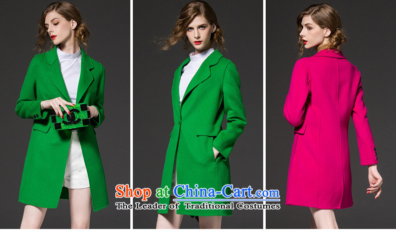 Wool coat women yamureach? 2015 autumn and winter New Sau San? long-sleeved coats-gross cashmere overcoat, long, but the red XL Photo, prices, brand platters! The elections are supplied in the national character of distribution, so action, buy now enjoy more preferential! As soon as possible.