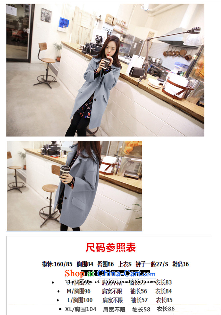 Eun-hui of the 2015 autumn and winter Korean loose minimalist lapel a wool coat girl in the medium to long term, Sau San Mao jacket? larger turmeric yellow L picture, prices, brand platters! The elections are supplied in the national character of distribution, so action, buy now enjoy more preferential! As soon as possible.