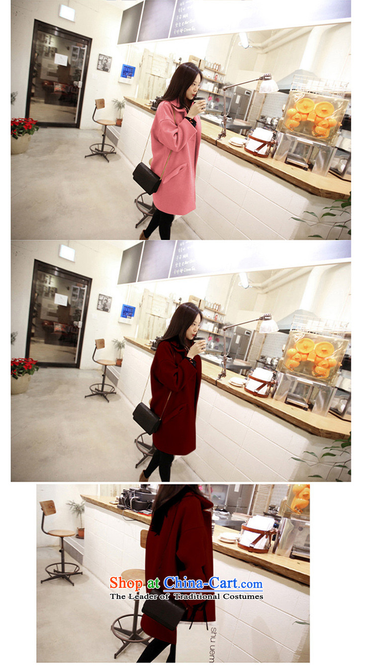 Eun-hui of the 2015 autumn and winter Korean loose minimalist lapel a wool coat girl in the medium to long term, Sau San Mao jacket? larger turmeric yellow L picture, prices, brand platters! The elections are supplied in the national character of distribution, so action, buy now enjoy more preferential! As soon as possible.