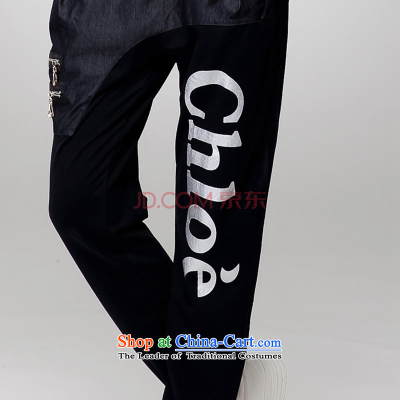 The Eternal Soo-to increase women's sports and leisure code kit 2015 Autumn new products thick mm thick, Hin western sister thin tee trouser press kit two black 3XL(140 catty - 160 catties through), the Eternal Soo , , , shopping on the Internet
