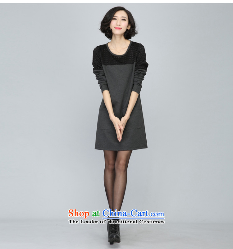 The Eternal-soo to xl women's dresses thick sister 2015 Autumn replacing new thick mm thick, Hin thin, Korean engraving burned out long-sleeved black dress with a straight 4XL Photo, prices, brand platters! The elections are supplied in the national character of distribution, so action, buy now enjoy more preferential! As soon as possible.