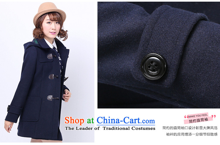 C.o.d. kashiwakawa cloth Yeon winter new teenage students for winter coats female Korean gross? Edition horns detained a wool coat preppy gross coats sweet wild? navy blue XL Photo, prices, brand platters! The elections are supplied in the national character of distribution, so action, buy now enjoy more preferential! As soon as possible.