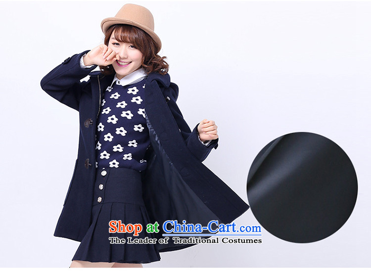 C.o.d. kashiwakawa cloth Yeon winter new teenage students for winter coats female Korean gross? Edition horns detained a wool coat preppy gross coats sweet wild? navy blue XL Photo, prices, brand platters! The elections are supplied in the national character of distribution, so action, buy now enjoy more preferential! As soon as possible.