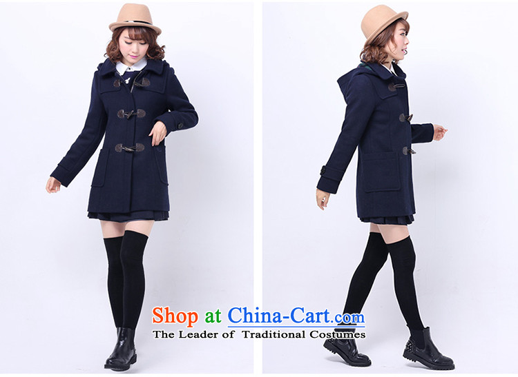 C.o.d. kashiwakawa cloth Yeon winter new teenage students for winter coats female Korean gross? Edition horns detained a wool coat preppy gross coats sweet wild? navy blue XL Photo, prices, brand platters! The elections are supplied in the national character of distribution, so action, buy now enjoy more preferential! As soon as possible.