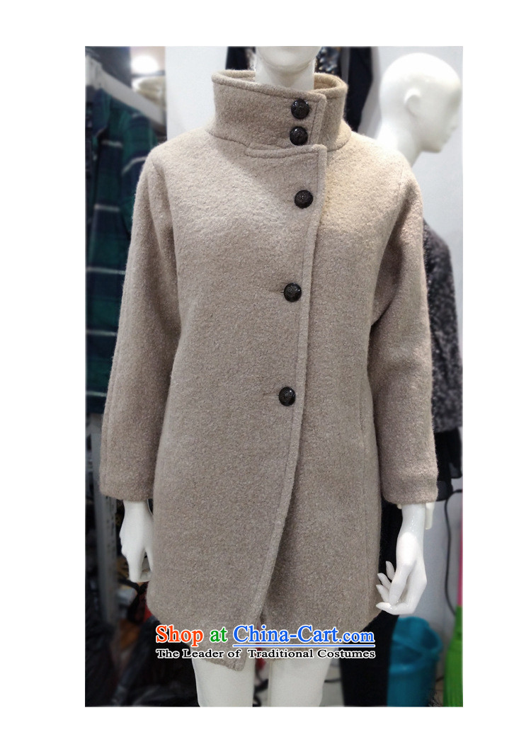 Cherrymix autumn and winter new Korean female cocoon-hair loose coat bat sleeves? in large long single row deduction of Neck Jacket Brown S picture, prices, brand platters! The elections are supplied in the national character of distribution, so action, buy now enjoy more preferential! As soon as possible.