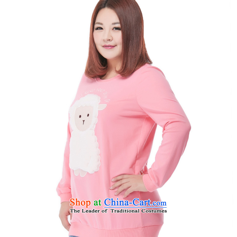To increase the number msshe women 2015 new fall thick mm sheep sweater t-shirt pullovers 10026 pink 5XL, Susan Carroll, the poetry Yee (MSSHE),,, shopping on the Internet
