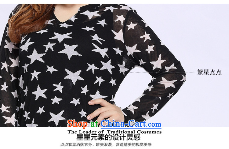 The former Yugoslavia Li Sau 2015 autumn large new mount female temperament small V stars under the Stamp Leisure Long knitwear they continued their flight 2XL Photo Black, prices, brand platters! The elections are supplied in the national character of distribution, so action, buy now enjoy more preferential! As soon as possible.