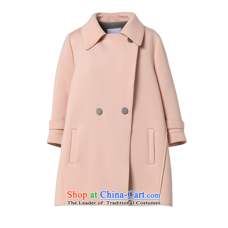  Take the United States 2015 nemow autumn and winter new lapel Korean knocked loose cuff color coats that jacket EA5G394 meat pink -07 S, South Meng (nemow) , , , shopping on the Internet