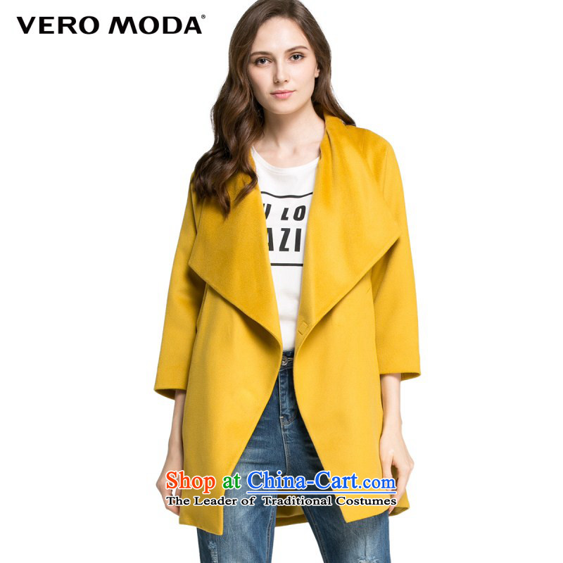 Vero moda lapel wool coat |315327012 bats, short yellow155_76A_XS 050