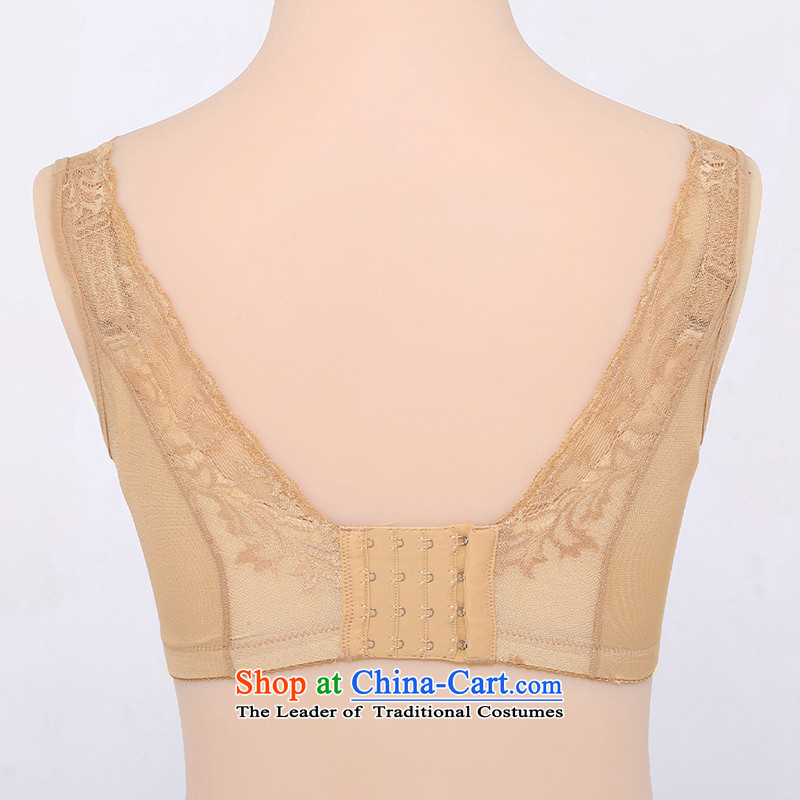 Msshe2015 new V-gather full cup thin large bra thick mm Lace Embroidery bra 102 16 Kim khaki 90C, Susan Carroll, the poetry Yee (MSSHE),,, shopping on the Internet