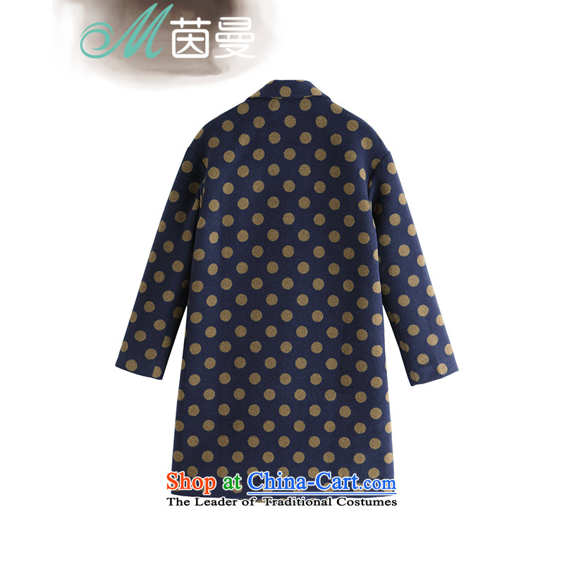 Athena Chu Load New Cayman 2015, arts and cultural wave point long long jacket)?)? (8533210126 coats navy blue M, as Athena Chu (INMAN, DIRECTOR) , , , shopping on the Internet