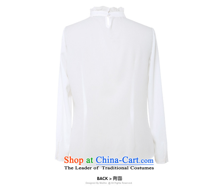 The new long-sleeved hundred MSSHE2015 ground for larger shirt female autumn 200 catties thick MM thin coat of Sau San Video white pictures, 5XL BUG 10243 price, brand platters! The elections are supplied in the national character of distribution, so action, buy now enjoy more preferential! As soon as possible.