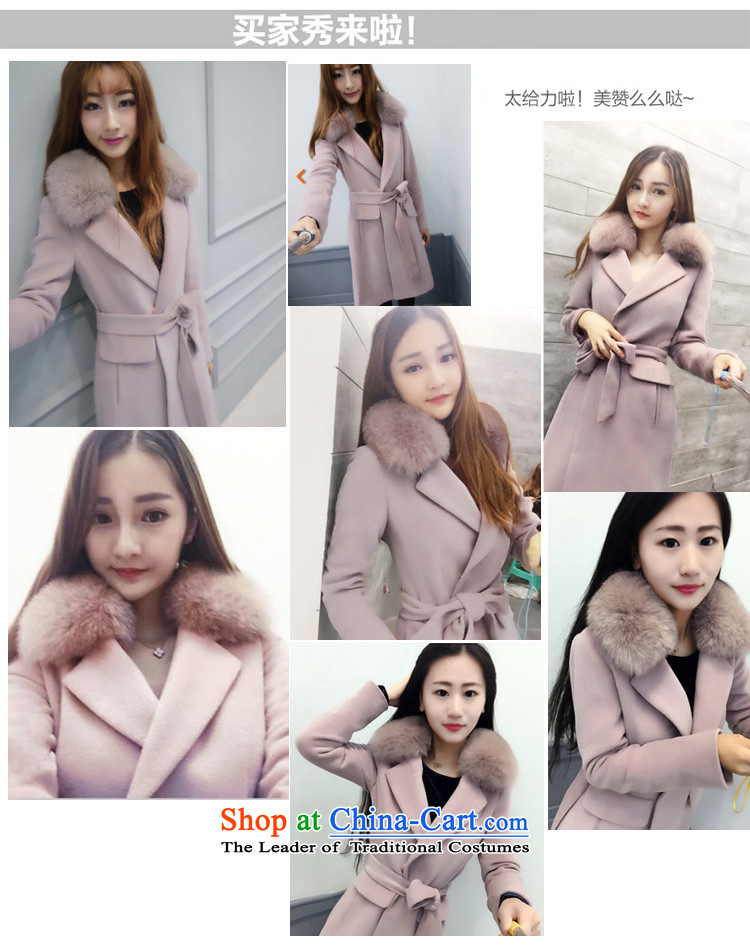 Van de  2015 Fall/Winter Collections female new Korean version of a jacket Sau San wool girl for long. Made from Gross Gross and color coat? L picture, prices, brand platters! The elections are supplied in the national character of distribution, so action, buy now enjoy more preferential! As soon as possible.