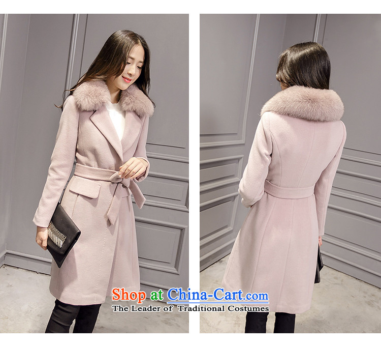 Van de  2015 Fall/Winter Collections female new Korean version of a jacket Sau San wool girl for long. Made from Gross Gross and color coat? L picture, prices, brand platters! The elections are supplied in the national character of distribution, so action, buy now enjoy more preferential! As soon as possible.