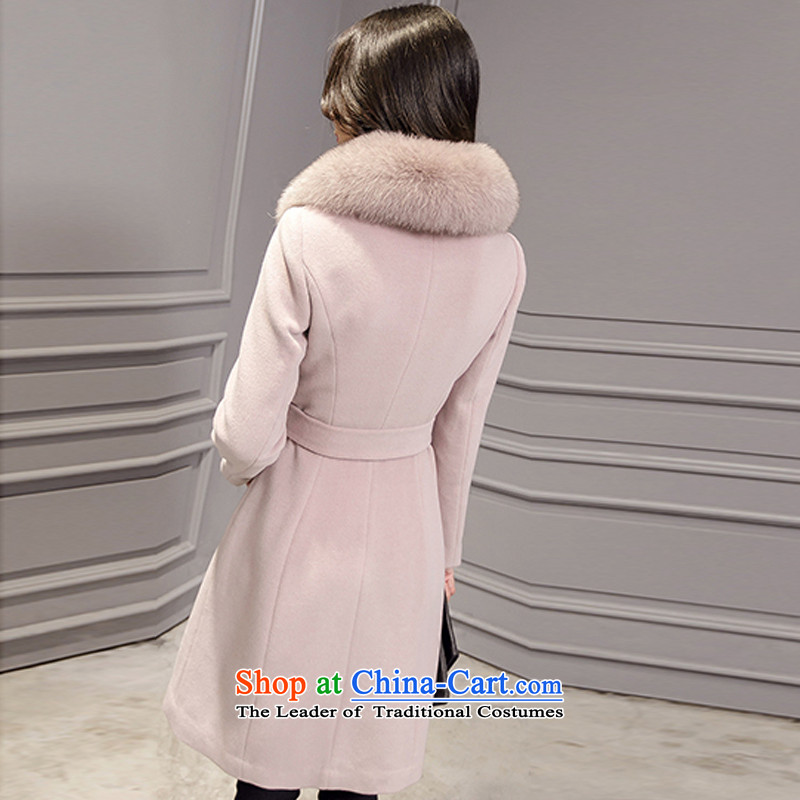 Van de  2015 Fall/Winter Collections female new Korean version of a jacket Sau San wool girl for long. Made from Gross Gross and color L, coat? de van , , , shopping on the Internet