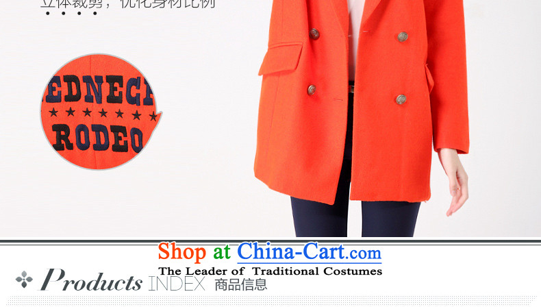 In the autumn of 2015, with a new western style, double-coats 30DQ73820 gross? orange L picture, prices, brand platters! The elections are supplied in the national character of distribution, so action, buy now enjoy more preferential! As soon as possible.