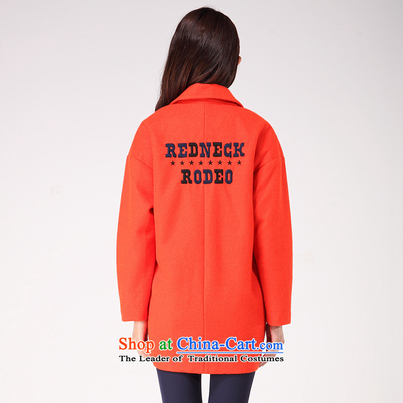 In the autumn of 2015, with a new western style, double-coats 30DQ73820 gross? Orange , L, flower to (duoyi) , , , shopping on the Internet