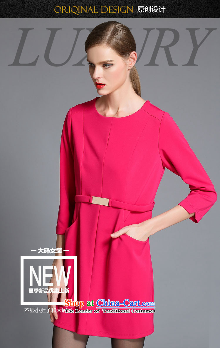 Elizabeth 2015 thick sister discipline larger female autumn replacing thick mm dresses new to xl skirt waistband Foutune of seven ZR2005  5XL Pink Sleeves Picture, prices, brand platters! The elections are supplied in the national character of distribution, so action, buy now enjoy more preferential! As soon as possible.