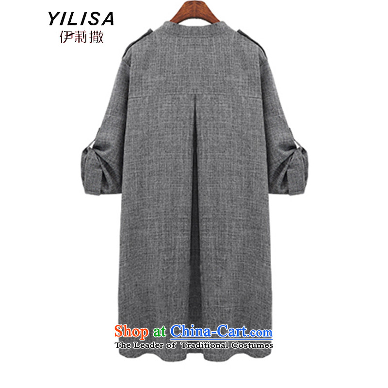 Elizabeth sub-to increase women's code 200 catties new autumn jackets thick MM mount loose video thin autumn long-sleeved thick sister in Long Hoodie shirt K310 3XL carbon recommendations 155-170 weight, Elizabeth YILISA (sub-) , , , shopping on the Inter