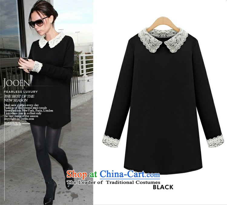 2015 mm spring loaded thick new Western wind-code women thick sister loose thick, Hin, thin lace dolls, forming the basis for a long-sleeved shirt XXXXXL black skirt picture, prices, brand platters! The elections are supplied in the national character of distribution, so action, buy now enjoy more preferential! As soon as possible.