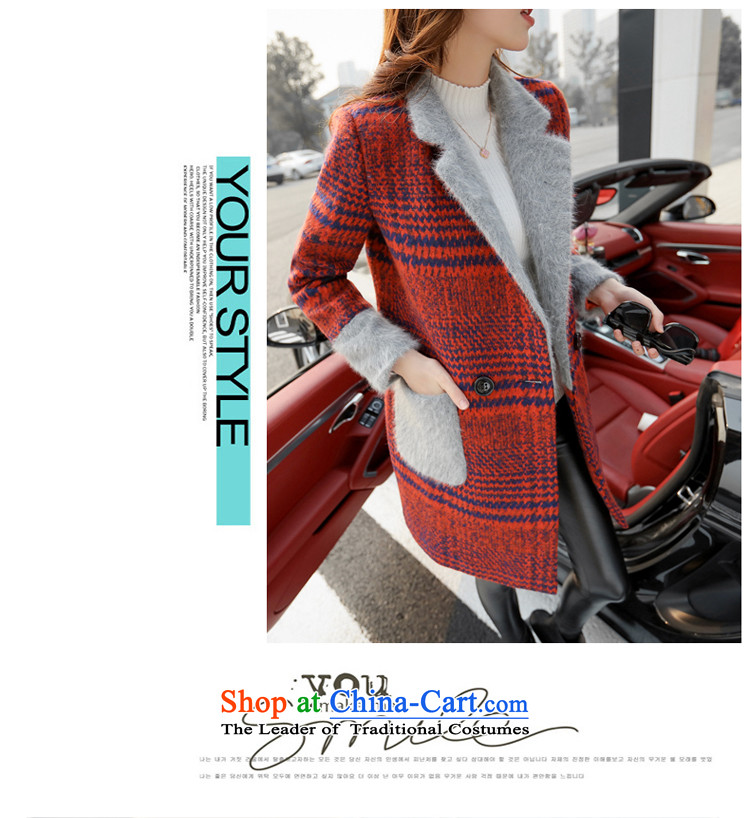 Elizabeth 2015 autumn and winter serious new women's gross a wool coat small female jacket? autumn and winter won Grand Prix funnels canopies women Edition Red M picture, prices, brand platters! The elections are supplied in the national character of distribution, so action, buy now enjoy more preferential! As soon as possible.