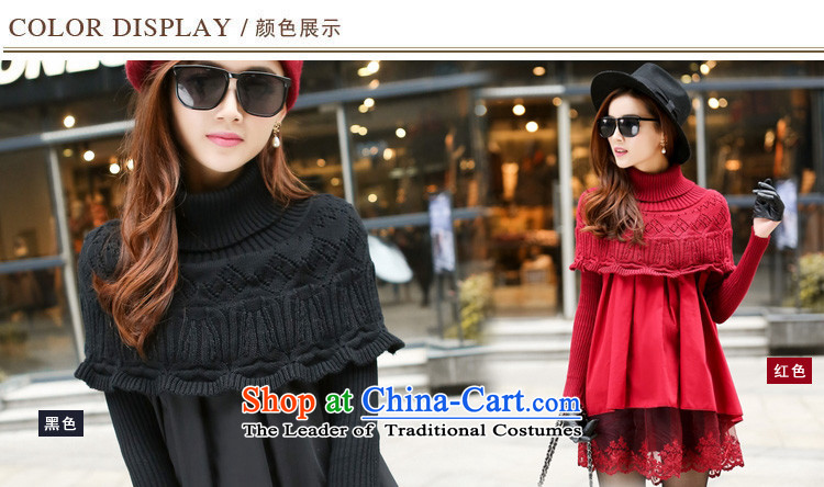 The OSCE yarn covered by casual jacket female spring and autumn 2015 replacing the new Korean large relaxd dress knitting windbreaker cloak large red M picture, prices, brand platters! The elections are supplied in the national character of distribution, so action, buy now enjoy more preferential! As soon as possible.