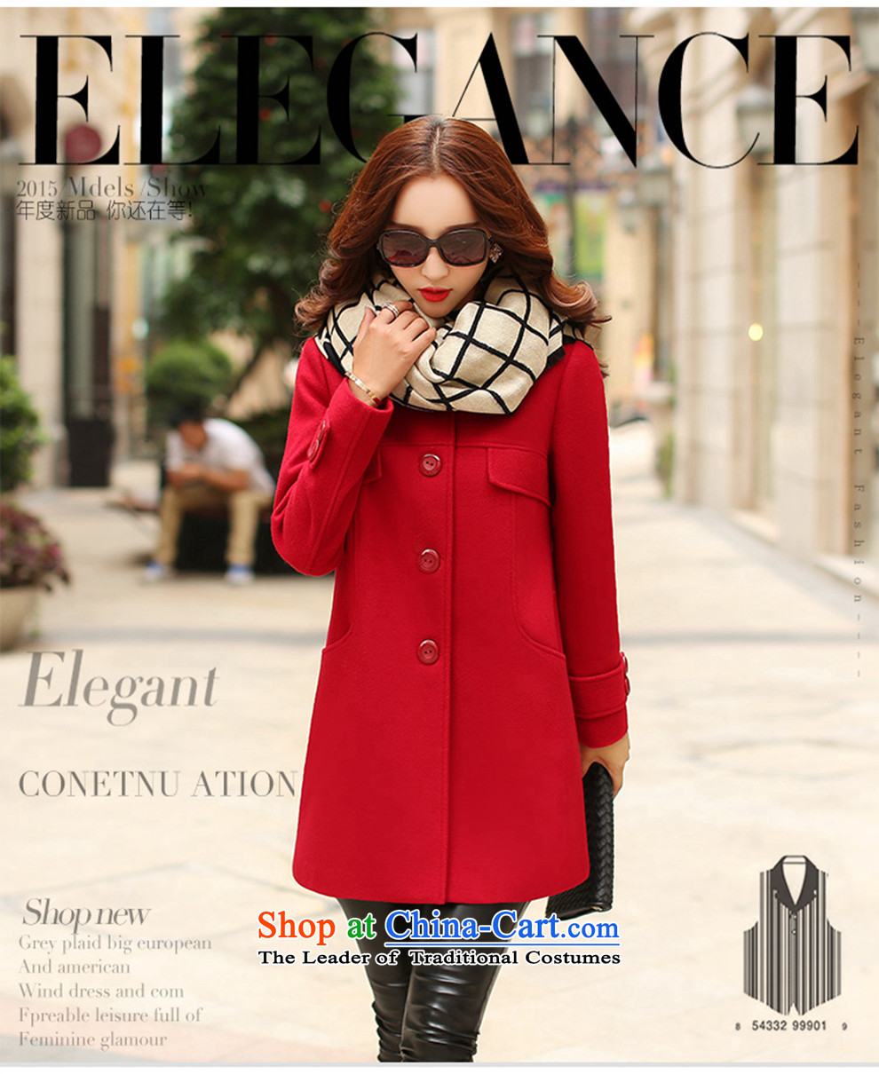 Aloe vera Coe gross? 2015 autumn and winter coats of new products with four-color M-xxl high emulation for long hair Fox, a wool coat jacket HK15008 wine red M code picture, prices, brand platters! The elections are supplied in the national character of distribution, so action, buy now enjoy more preferential! As soon as possible.