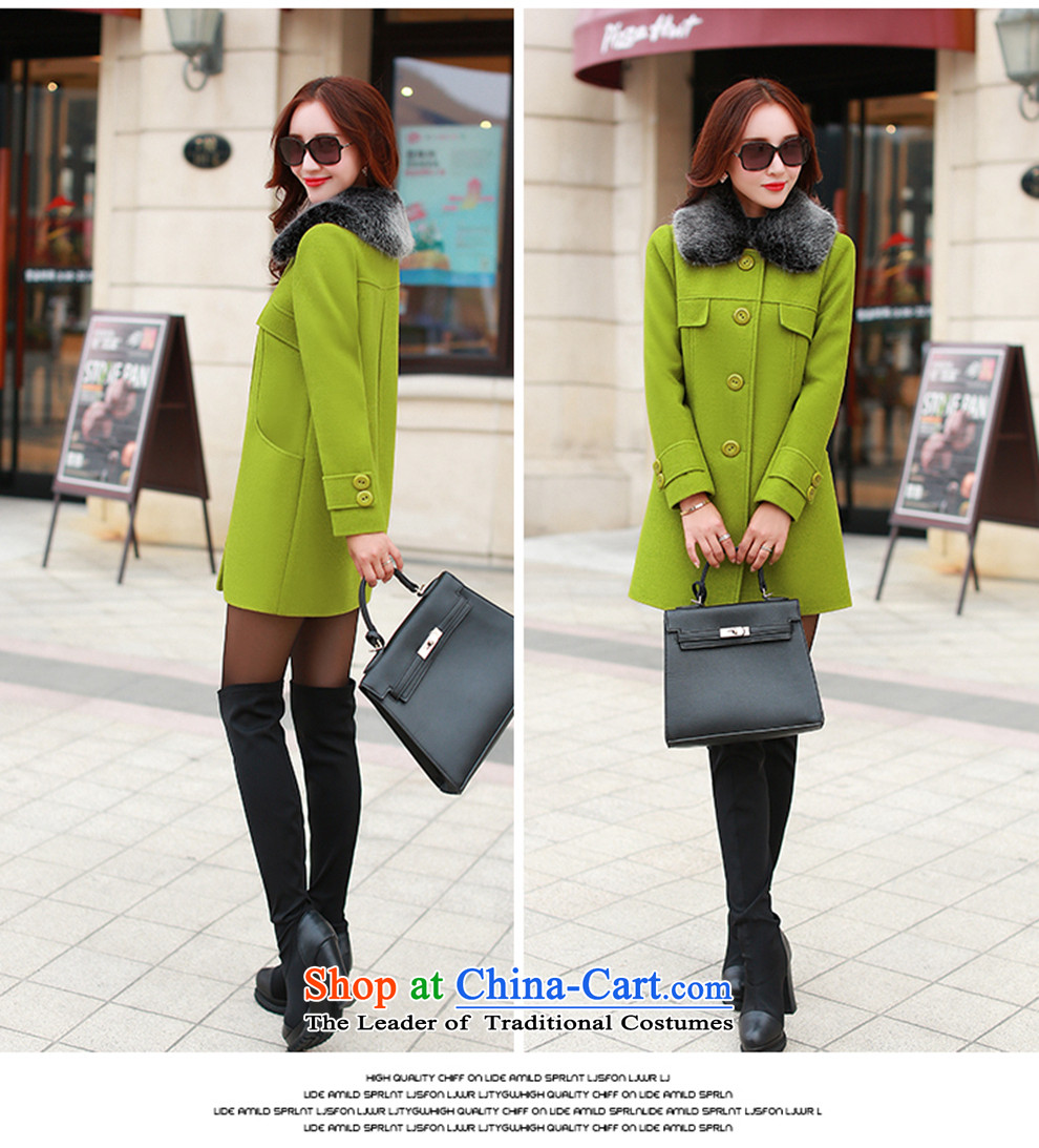 Aloe vera Coe gross? 2015 autumn and winter coats of new products with four-color M-xxl high emulation for long hair Fox, a wool coat jacket HK15008 wine red M code picture, prices, brand platters! The elections are supplied in the national character of distribution, so action, buy now enjoy more preferential! As soon as possible.