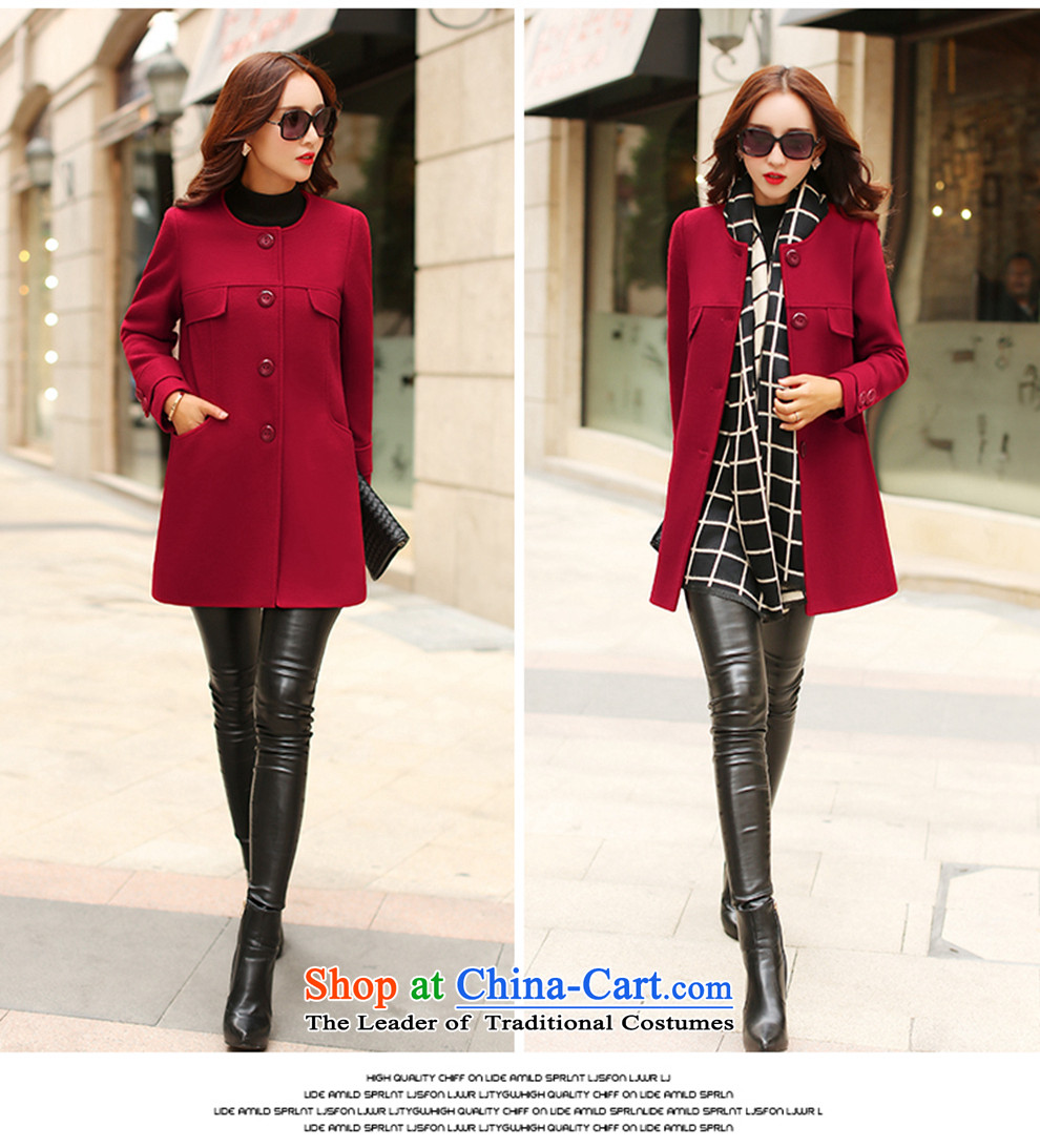 Aloe vera Coe gross? 2015 autumn and winter coats of new products with four-color M-xxl high emulation for long hair Fox, a wool coat jacket HK15008 wine red M code picture, prices, brand platters! The elections are supplied in the national character of distribution, so action, buy now enjoy more preferential! As soon as possible.