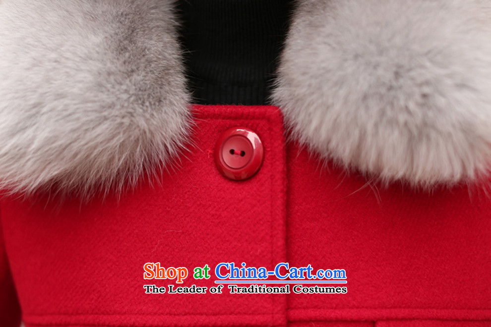 Aloe vera Coe gross? 2015 autumn and winter coats of new products with four-color M-xxl high emulation for long hair Fox, a wool coat jacket HK15008 wine red M code picture, prices, brand platters! The elections are supplied in the national character of distribution, so action, buy now enjoy more preferential! As soon as possible.