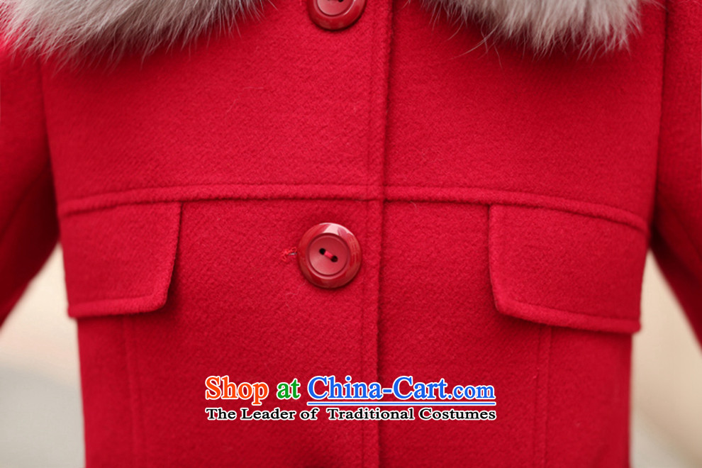 Aloe vera Coe gross? 2015 autumn and winter coats of new products with four-color M-xxl high emulation for long hair Fox, a wool coat jacket HK15008 wine red M code picture, prices, brand platters! The elections are supplied in the national character of distribution, so action, buy now enjoy more preferential! As soon as possible.