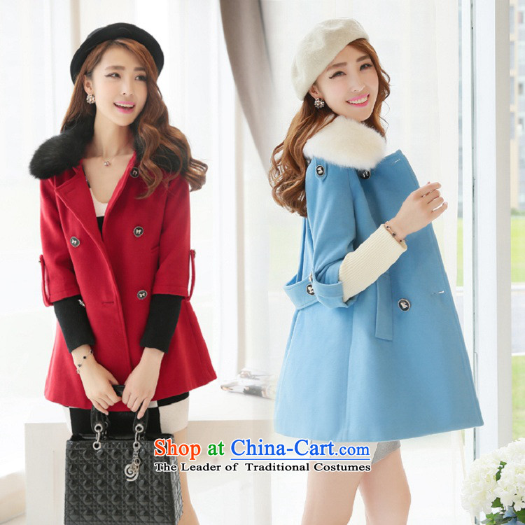 However, the US-Iraqi 2015 autumn and winter New Gross Gross for coats Korean Beauty? graphics thin stylish in temperament long)? sub jacket double-feed female water? Blue M picture, prices, brand platters! The elections are supplied in the national character of distribution, so action, buy now enjoy more preferential! As soon as possible.