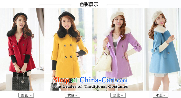 However, the US-Iraqi 2015 autumn and winter New Gross Gross for coats Korean Beauty? graphics thin stylish in temperament long)? sub jacket double-feed female water? Blue M picture, prices, brand platters! The elections are supplied in the national character of distribution, so action, buy now enjoy more preferential! As soon as possible.