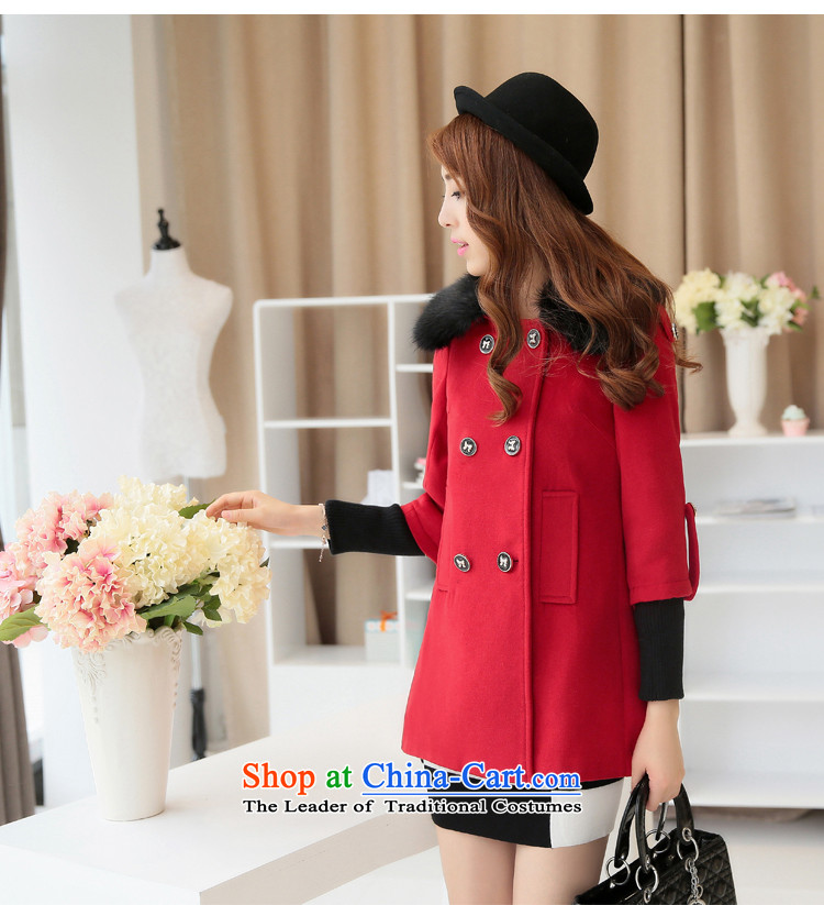 However, the US-Iraqi 2015 autumn and winter New Gross Gross for coats Korean Beauty? graphics thin stylish in temperament long)? sub jacket double-feed female water? Blue M picture, prices, brand platters! The elections are supplied in the national character of distribution, so action, buy now enjoy more preferential! As soon as possible.