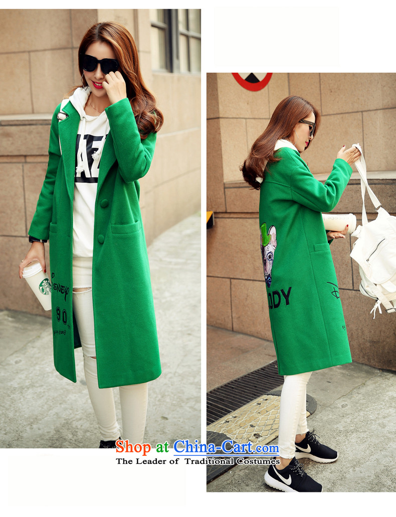 Van de 2015 Fall/Winter Collections female new Korean temperament large relaxd in the long hair of Sau San? female jacket autumn and winter coats green XL Photo, prices, brand platters! The elections are supplied in the national character of distribution, so action, buy now enjoy more preferential! As soon as possible.